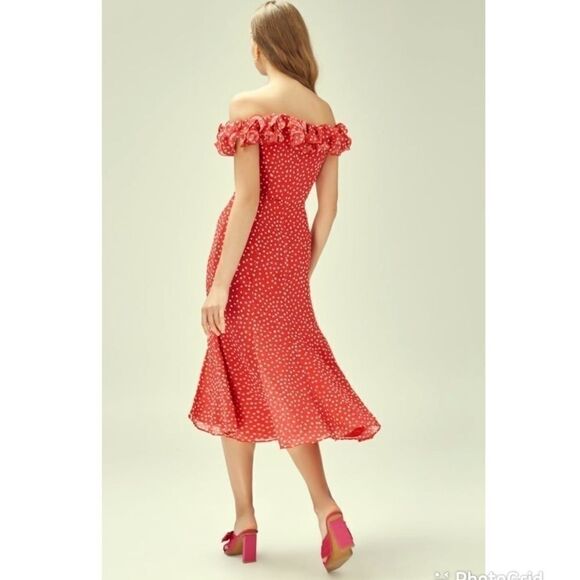 Keepsake The Label Moonshine Ruffle Midi Dress - Picture 3 of 8